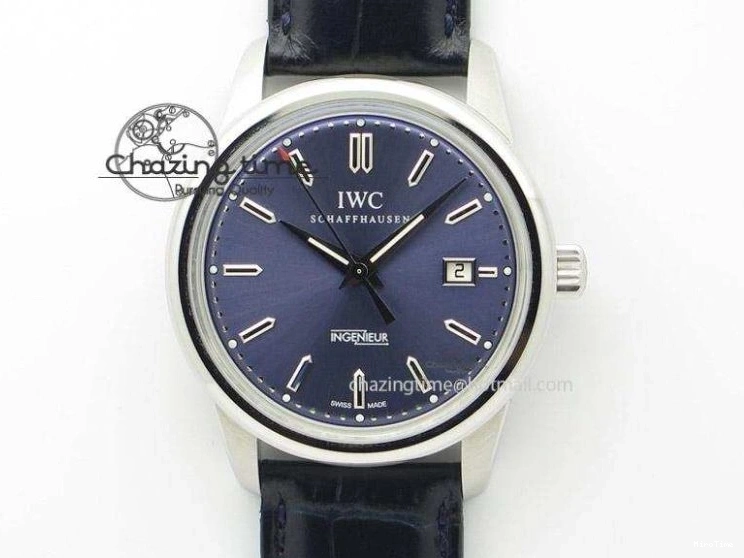 MIROTIME 1228 Portofino Automatic SS FKF 1:1 Best Edition White Dial RG Markers on Black Leather Strap A Stretchable 7141